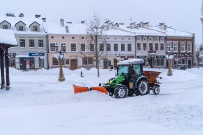 zdjęcia z działań podjętych przez służby związanych z zimowym utrzymaniem miasta Rzeszów, fot. Adam Lampart, Urząd Miasta Rzeszowa